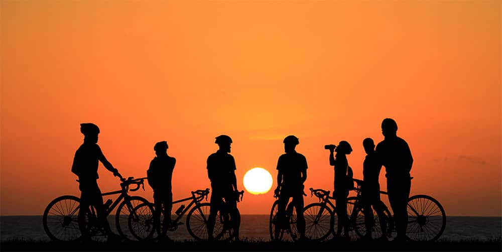 group on bikes