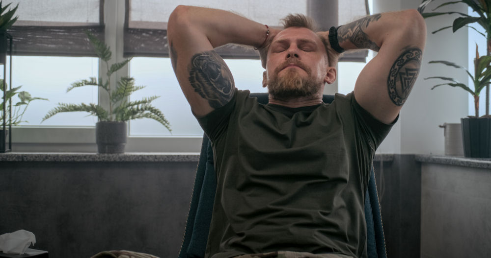 man with low dopamine